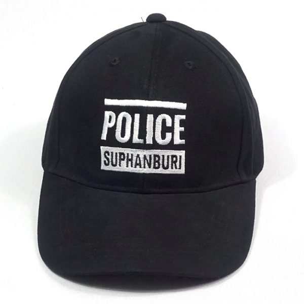 หมวกแก๊ปสีดำPolice